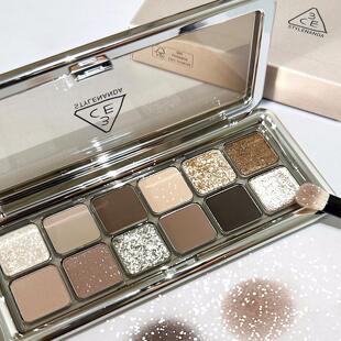 3ce眼影盘十二色水泥盘RAW NEUTRALS
