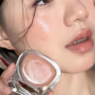 彻底爱上水光肌！荔萌腮红膏水光多用膏膨胀色低饱和修容提亮脸部