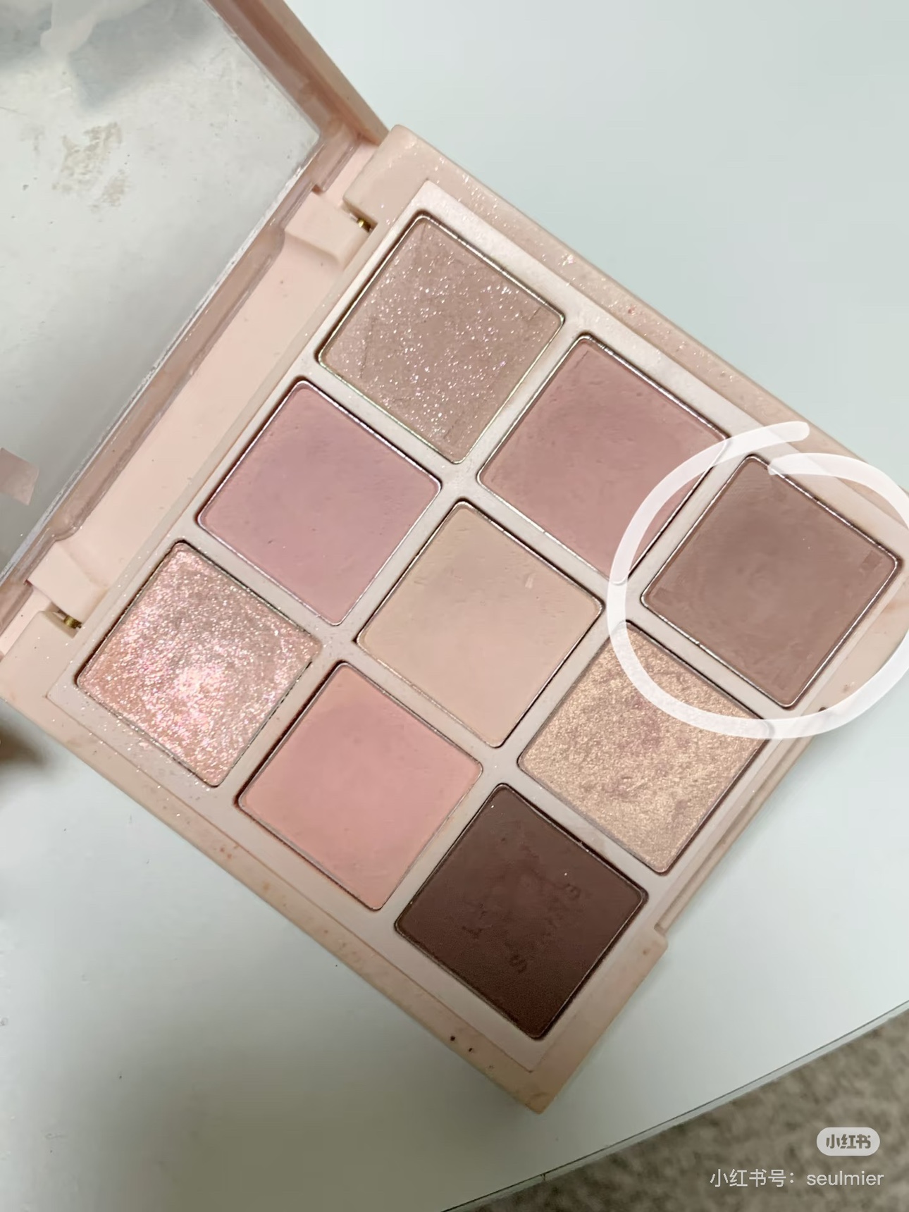 长期主义Letter from spring柔和氛围holika九色眼影11淡人眼妆