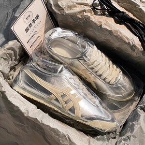 真皮款~复古银色德训鞋2026新款春季休闲运动时尚阿甘鞋女款板鞋