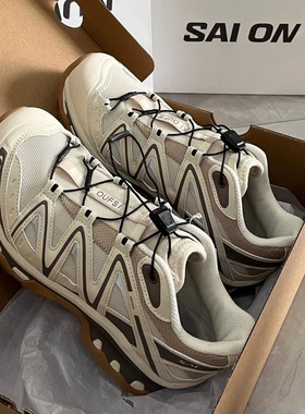 XT-Quest户外徒步登山鞋老爹鞋2025秋季休闲厚底透气跑步运动鞋子