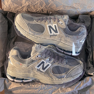 祖灰男女款 跑步休闲运动鞋 复古厚底老爹鞋 新款 秋季 nb系列2002r元