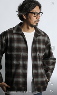 两色入 日单 休闲格子外套 男士 25aw duffe