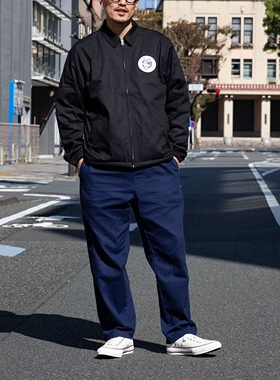 日单 挑战者 chall** 男女同款教练服 翻领棉衣21AW