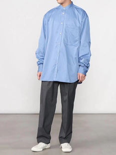 22新款 39系列 立领宽松衬衫 缺洗涤 长袖 日单