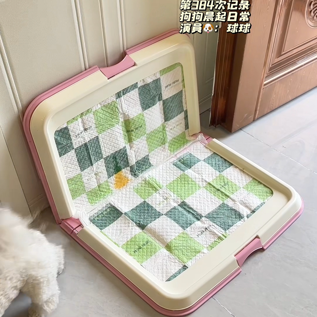 爱丽思大号可折叠狗厕所可折叠小型犬防外溅宠物狗便所尿盆大型犬