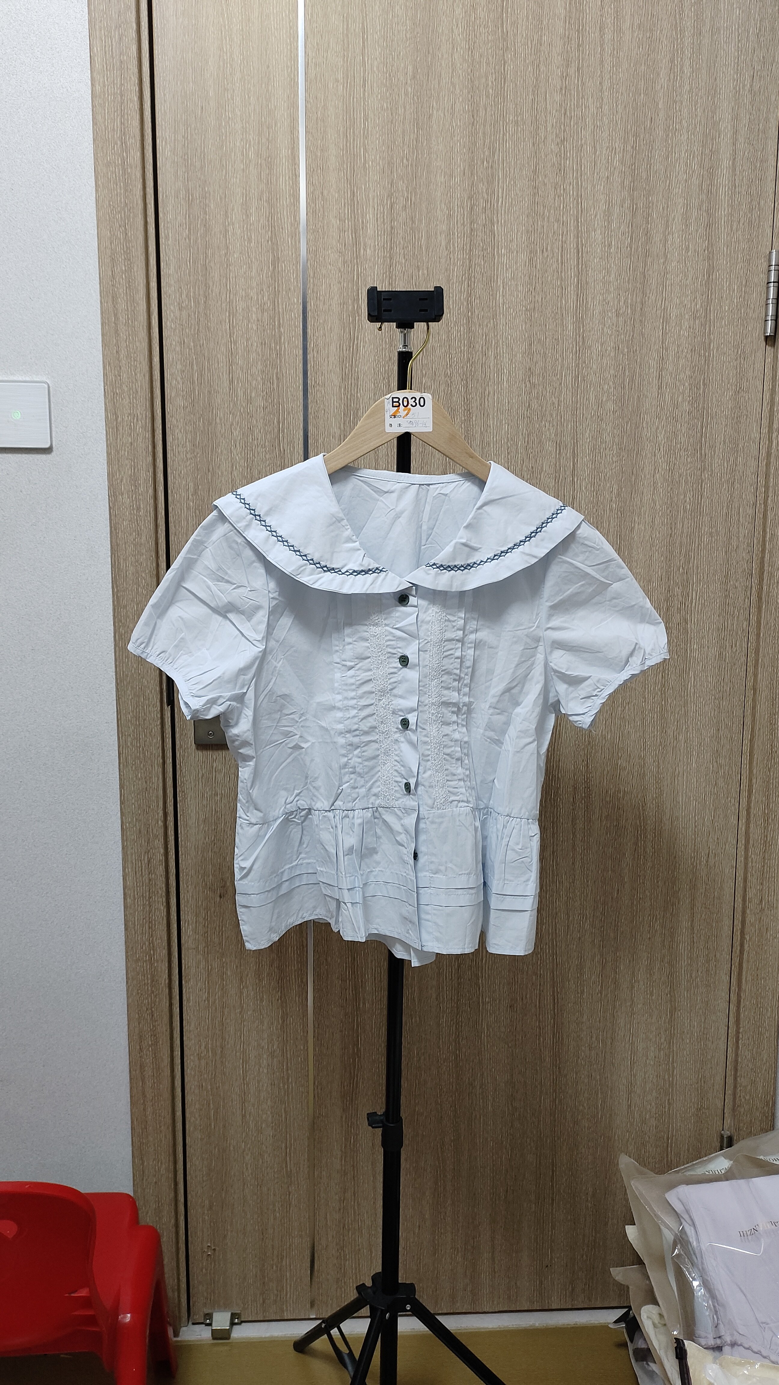 女士短袖小衬衫合集样板衣衬衫短上衣