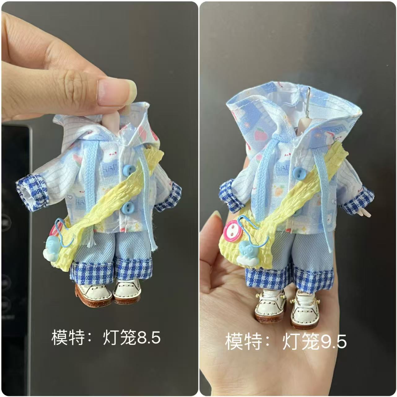 bjd12ob11灯笼体娃衣17厘米潘妮邦倪兔阿巳体娃娃外套8分娃衣服