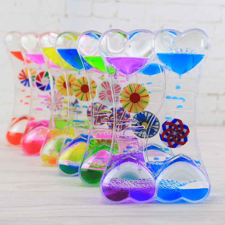 new pattern Decompression Oil leak Crystal glass Droplets Acrylic Decoration crafts hourglass student gift children Toysin the Home accessories , Decoration  category - from Buy2taobao.com to provide professional Taobao agent buy service