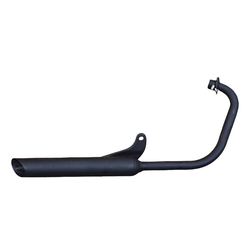 轻骑金马摩托车JM125-27C复古CG国四电喷排气管迷你消音器烟筒