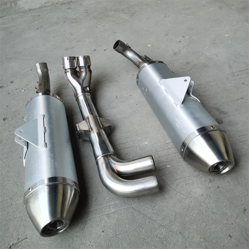 意大利SWM650鑫源650摩托车PS650R配件拉力车消声器排气管烟筒