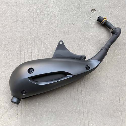 比亚乔BYQ150T-5F台风FLY125/150唯我125T-3E都市飞翔电喷排气管