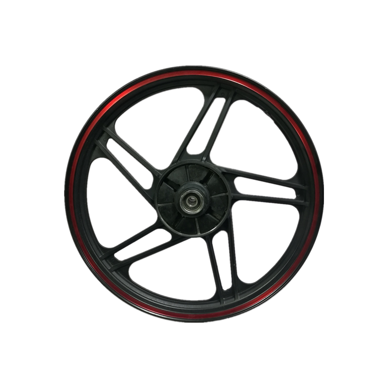 适用飞肯飞驰FK125/150-8G摩托车配件后轮胎真空胎钢圈轮毂铝轮圈
