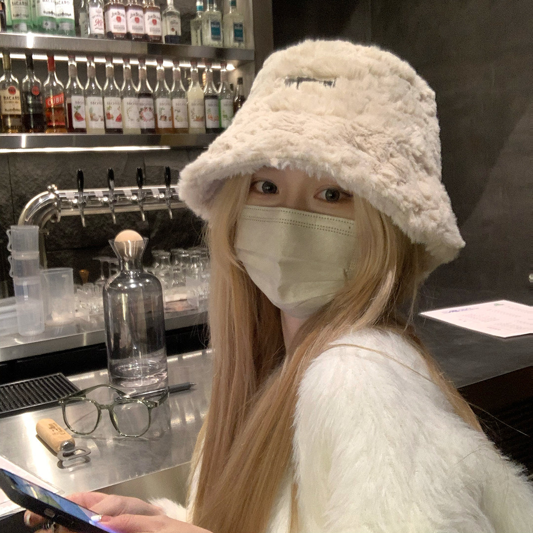 渔夫帽女秋冬2025爆新款百搭保暖羊羔毛毛绒显脸小盆帽韩版大头围,服饰配件/皮带/帽子/围巾,帽子,淘宝优惠券,粉丝福利购,淘宝优惠卷