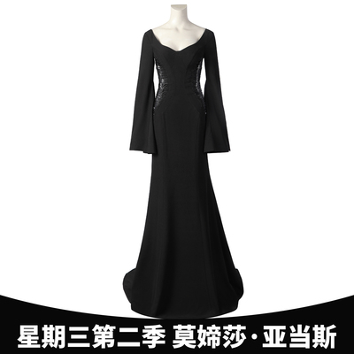 星期三亚当斯cos服莫媂莎亚当斯