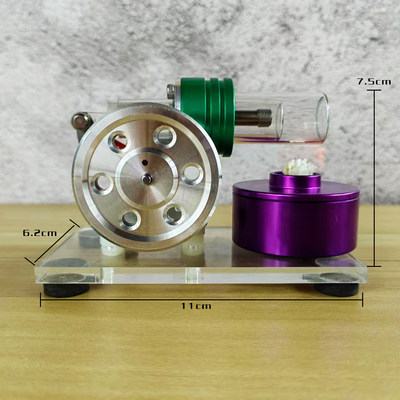 神冰物理斯特林发动机发电机玩具