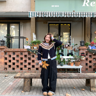 Q了个T 微胖定制 大码女装软糯针织开衫毛衣外套