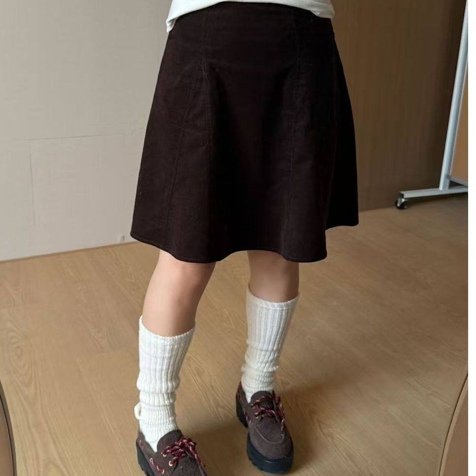 Q了个T 微胖mm大码女装冬季显瘦含棉灯芯绒半身裙,女装/女士精品,半身裙,淘宝优惠券,粉丝福利购,淘宝优惠卷