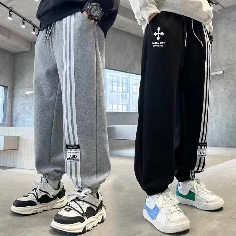 男女童男女小中大童2023春秋款薄款亲子面膜抖抖裤防蚊裤