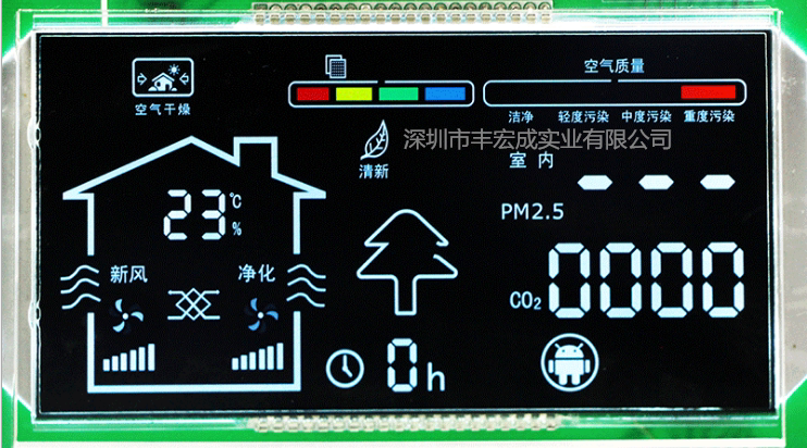 厂家开模定制LCD液晶显示屏 订做大小尺寸VA彩屏 TN正负显段码屏