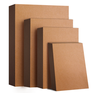 元浩牛皮纸硬卡纸A4加厚8K画画4K幼儿园环创背景手工diy纸板美术绘画A3原木色棕色封面装订封皮打印浅色深色