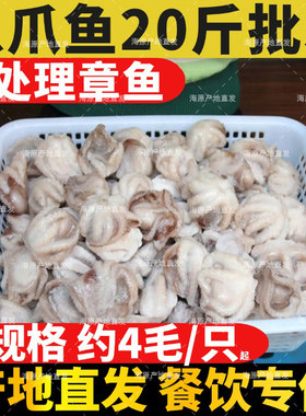 三去免处理八爪鱼鲜活冷冻蚝蛋烧芥末章鱼小丸子捞汁火锅商用批海