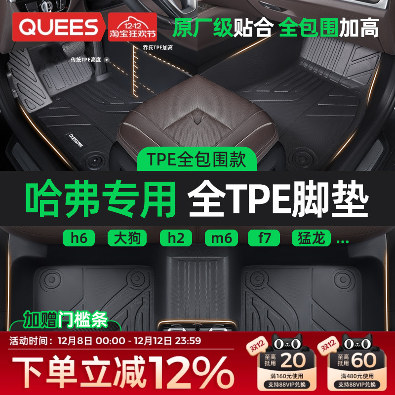 乔氏适用于哈弗tpetpe汽车脚垫