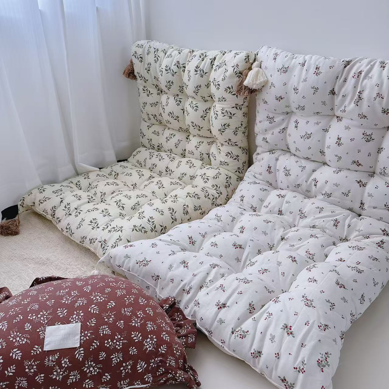 ins韩系婴儿宝宝床垫长方形儿童睡垫幼儿园午睡软床垫加厚坐垫