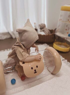 充气滚筒滚轮宝宝学爬辅助器玩具