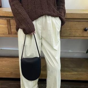 进口头层牛皮马鞍手提夏季 手机真皮百搭腋下托特小包 女包2025新款