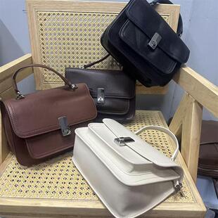 微瑕疵头层牛皮植鞣牛皮复古专柜真皮斜挎包包女2025新款 女士包包