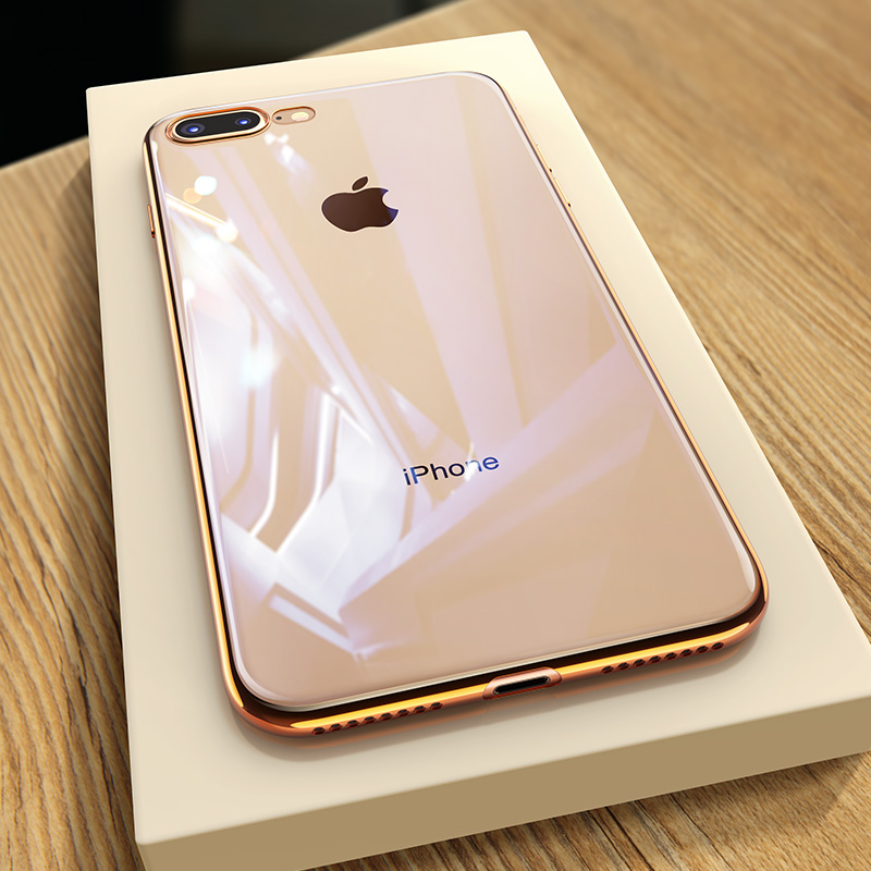 适用于iPhone8手机壳苹果8plus套透明硅胶新款软7p全包防摔超薄女