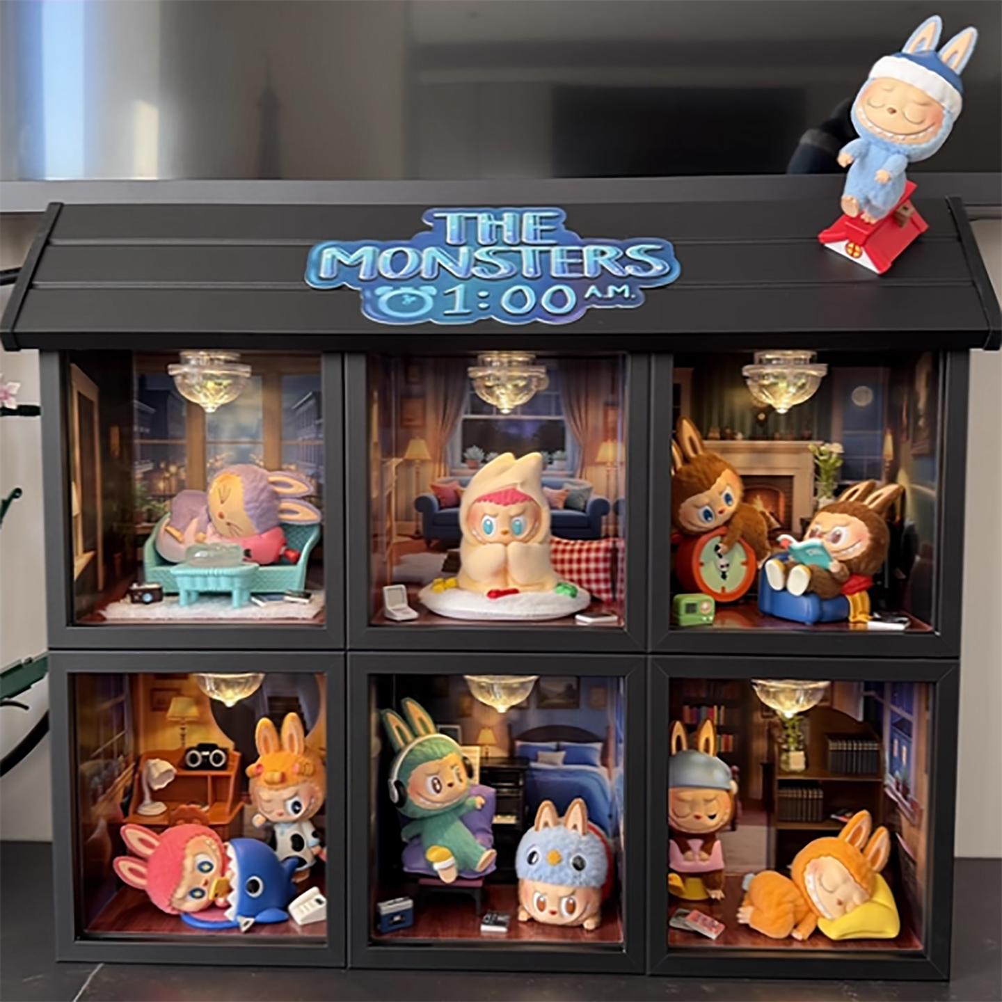 卡通手办收纳盒展示柜