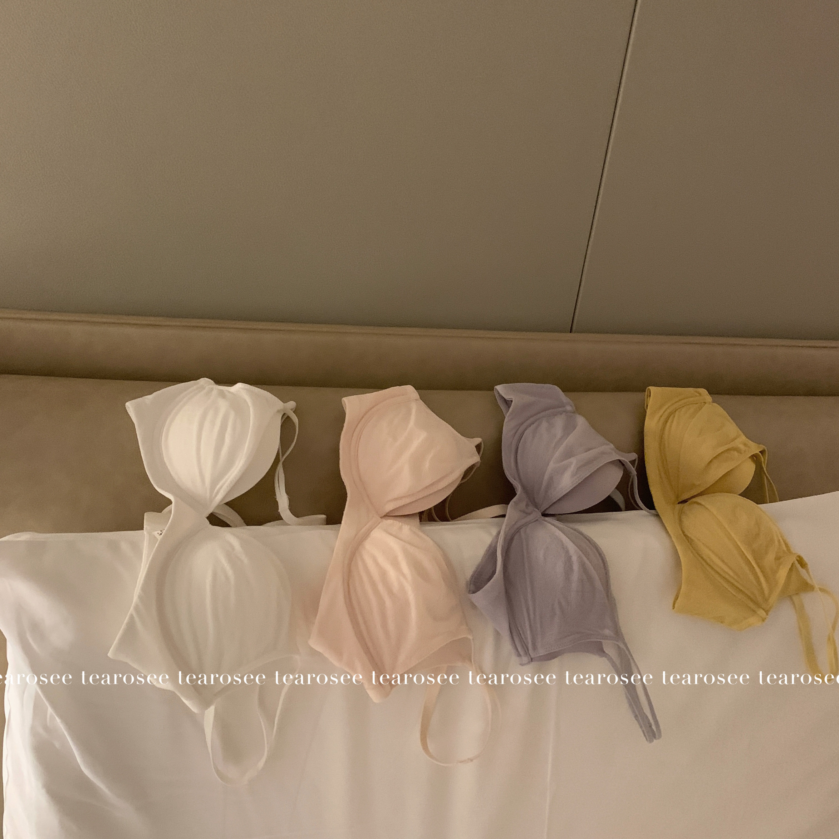 tearosee 软乎乎！店主挚爱！ 小胸聚拢无钢圈收副乳夏季无痕内衣