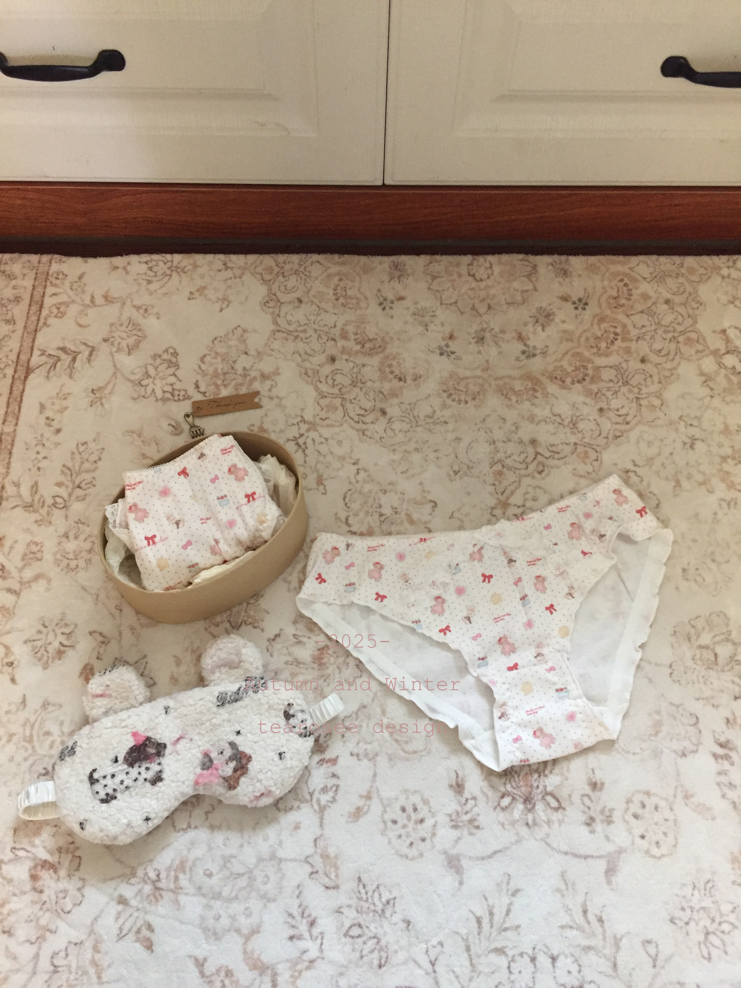 tearosee 糖果屋 可爱纯棉舒适贴身柔软少女三角包臀内裤