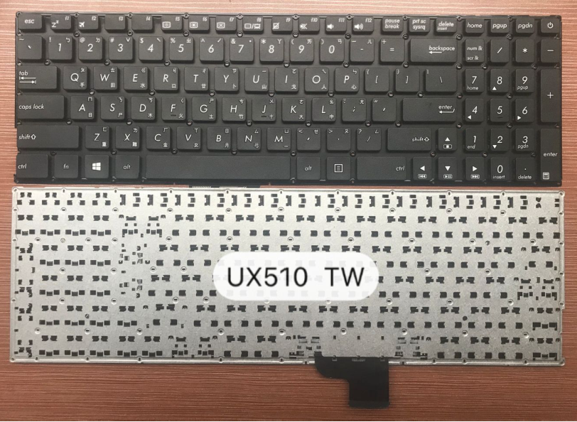 ASUS 華碩Zenbook UX510U UX510 V510UX V510 喇叭 繁体中文键盘 电脑硬件/显示器/电脑周边 键盘 原图主图