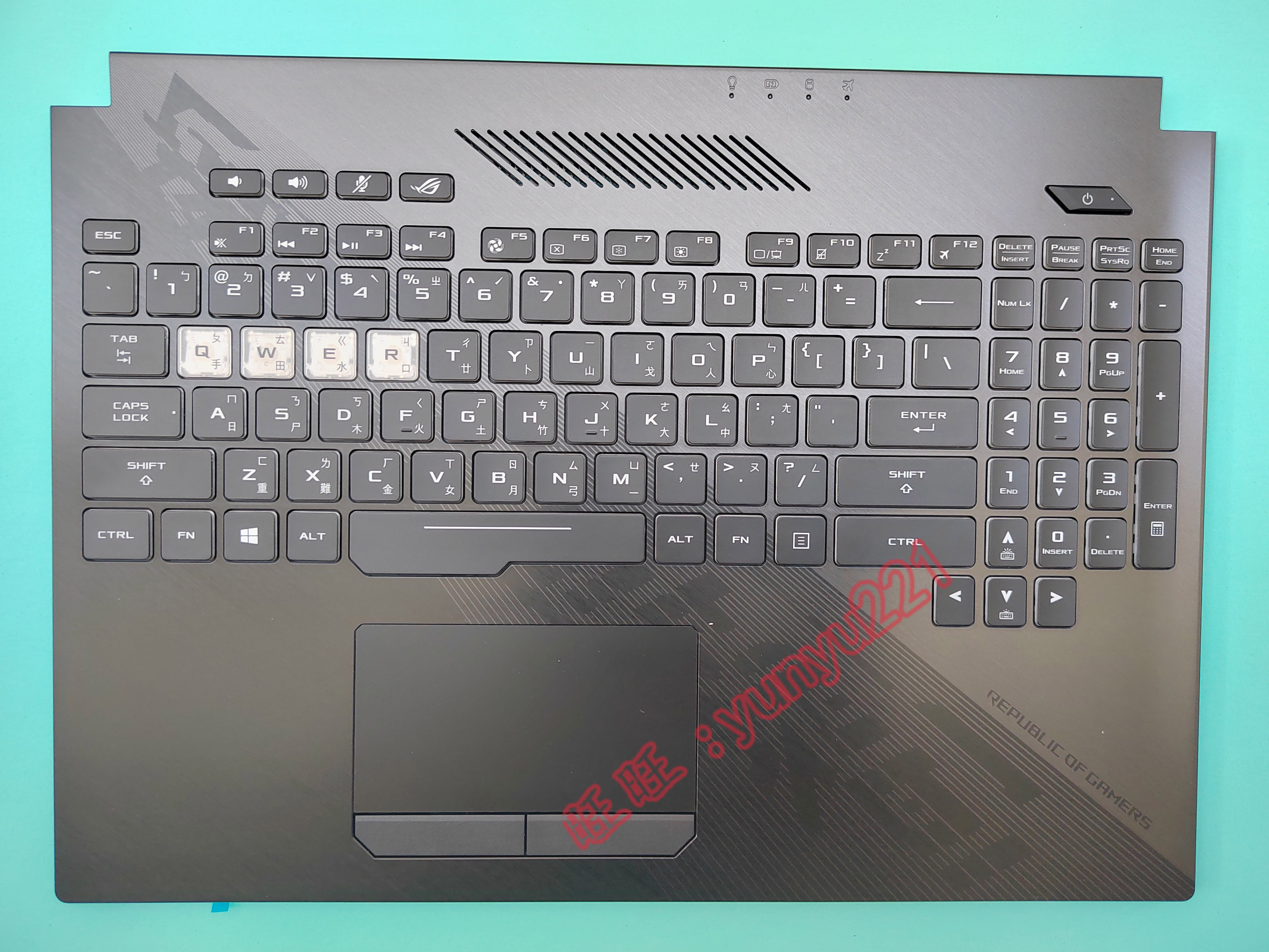 Asus华硕 ROG 枪神2 GL704 GL704GM GL504 GL504GM 繁体中文键盘