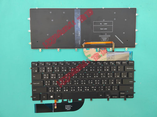 戴尔XPS15 9550 D1728 9560 D1828T 5510 M5510 P56F繁体键盘9570