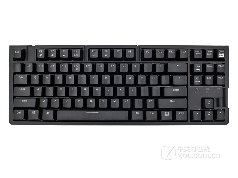 华硕M801机械键盘 阶梯式人体工学布局超窄边框