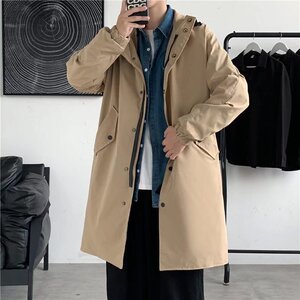 男秋冬中长款风衣外套F6529P70图片
