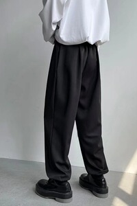 裤子夏款修身束脚裤韩版潮流百搭男生休闲长裤运动卫裤K441P35