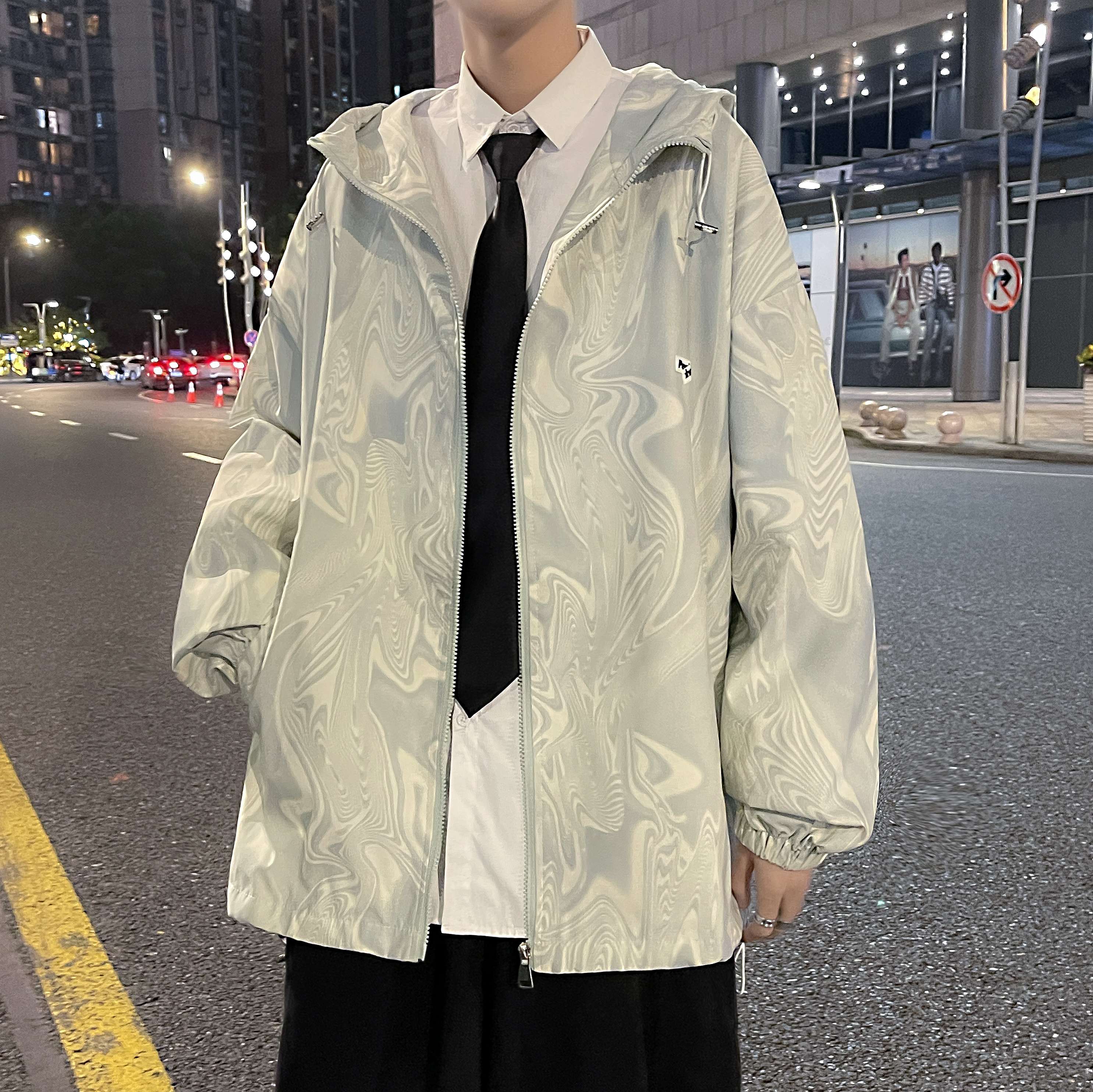 男秋季新款夹克外套连帽JK161P55图片