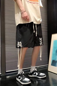 短裤男士潮牌ins运动休闲裤子男士夏季薄款五分卫裤D612P30
