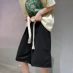 日系原宿风宽松五分裤子男高街ins潮流港风工装短裤夏季YDK31P22