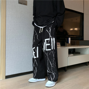男秋冬新款字母灯芯绒裤休闲裤K3008P32图片