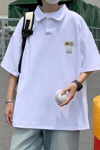 翻领polo衫短袖T恤男潮牌夏季韩版潮流宽松休闲上衣服LT377P30图片
