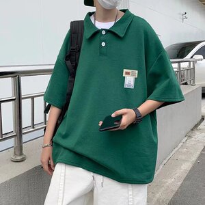 翻领polo衫短袖T恤男潮牌夏季韩版潮流宽松休闲上衣服LT377P30图片
