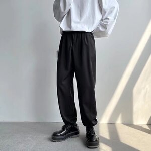 裤子夏款修身束脚裤韩版潮流百搭男生休闲长裤运动卫裤K441P35