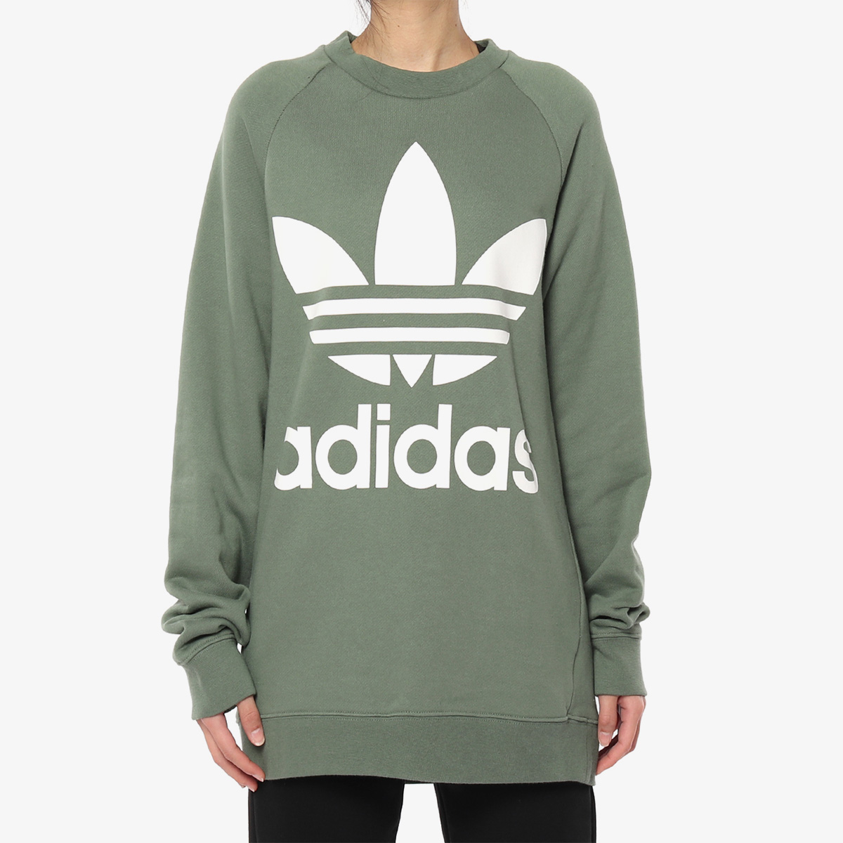 adidas正品女子over休闲卫衣