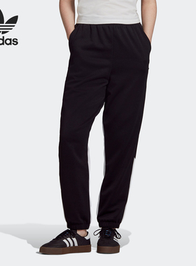 Adidas/阿迪达斯正品三叶草女子LOGO时尚休闲运动长裤 GD2229